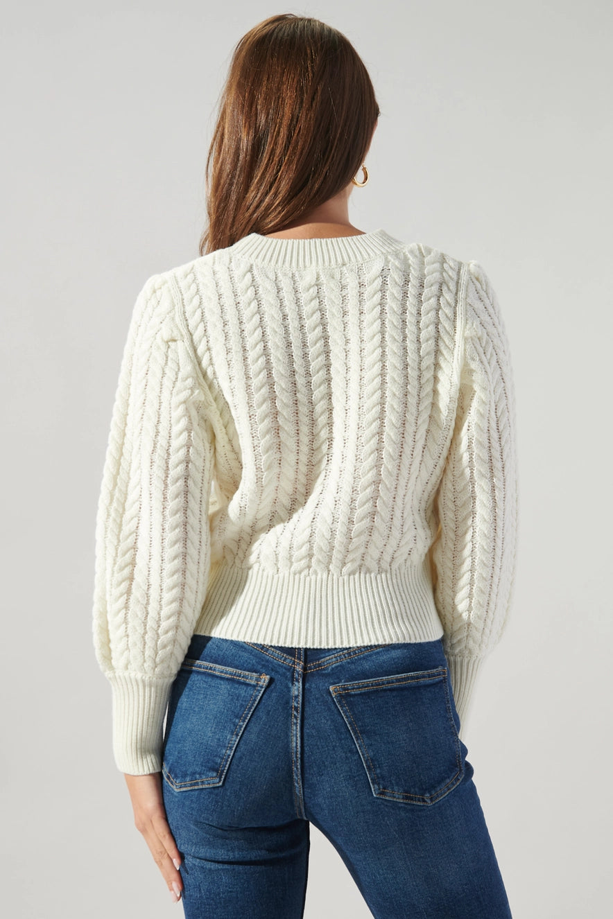 Ari Cable Knit Sweater