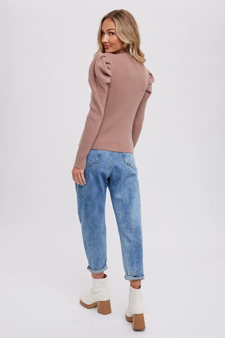 Camilla Mock Neck Sweater