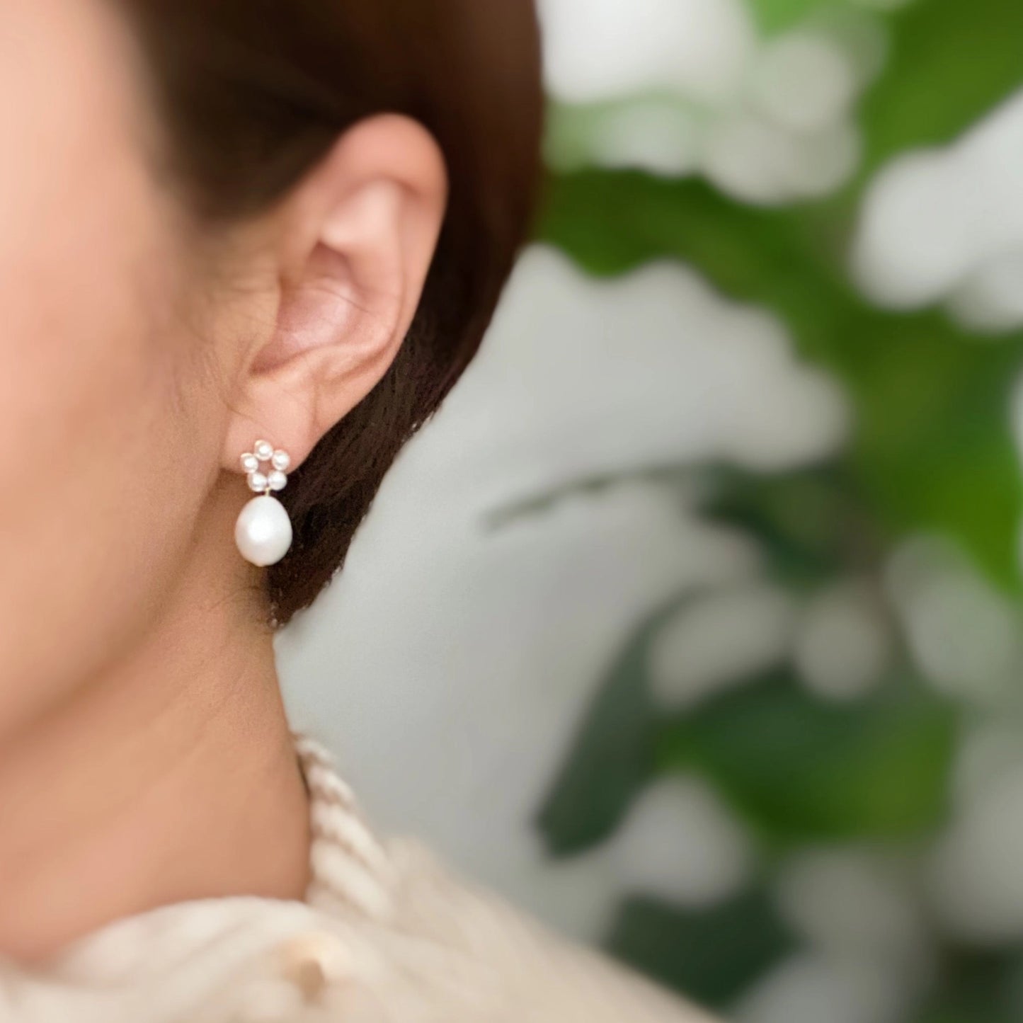 Blooming Pearl Earrings