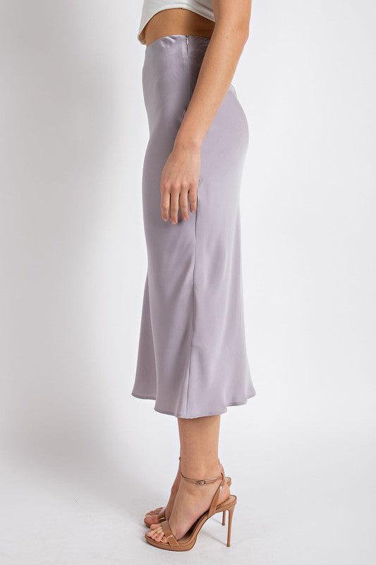 Dreams Satin Midi Skirt